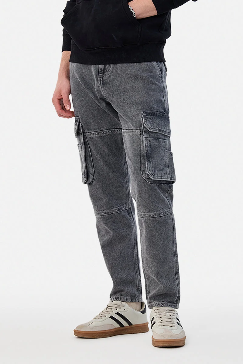 سنيتش Baggy 100% Cotton Six pockets Cargo Pants